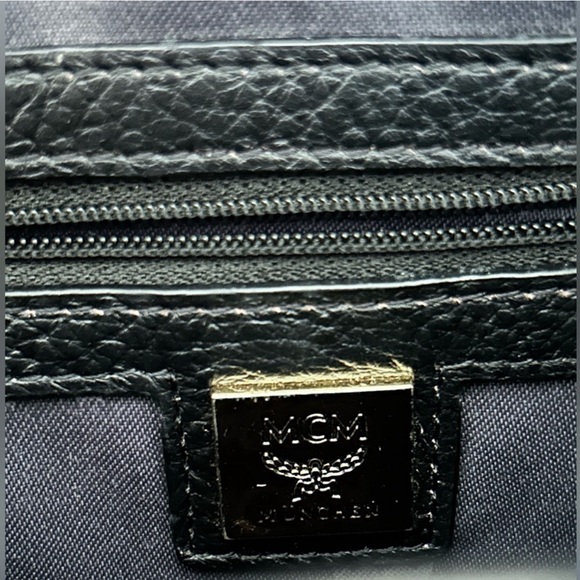 MCM Visetos Studded Colorblack Backpack, 13.5in x 10.5in - Picture 10 of 10